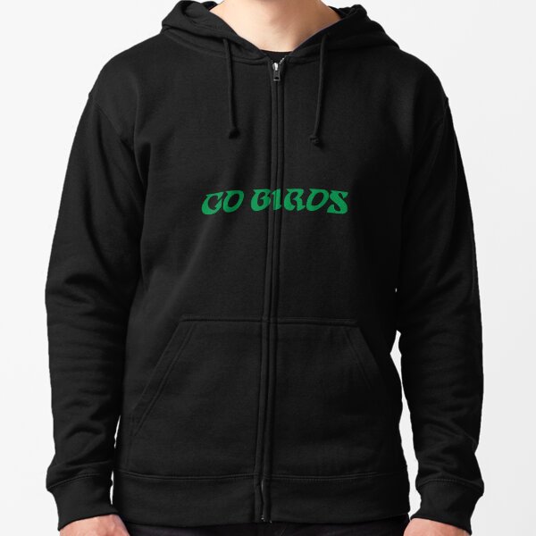 KFig21 Lets Go Birds Retro Football - Kelly Green Hoodie