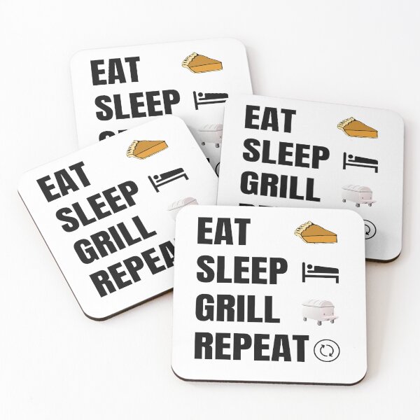 Item preview, Eat Sleep Grill Repeat. Great time is spring and summer designed and sold by TJHstudio.
