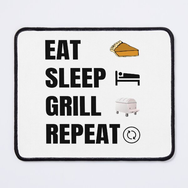 Item preview, Eat Sleep Grill Repeat. Great time is spring and summer designed and sold by TJHstudio.