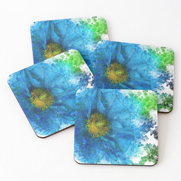 Item preview, Blue Flower Abstract color designed and sold by artdragongift 15.