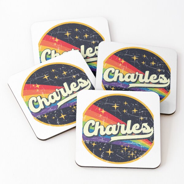 Item preview, Charles  Rainbow In Space Vintage Grunge-Style   designed and sold by BellCleopatrArt.