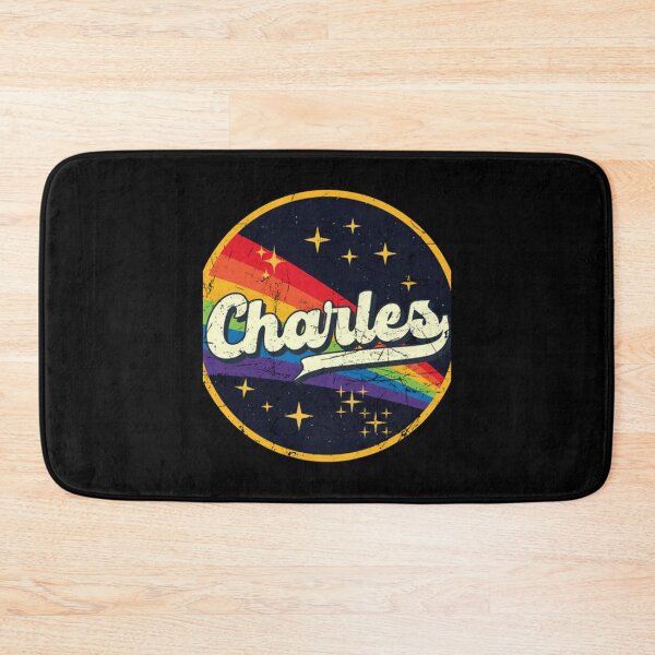 Item preview, Charles  Rainbow In Space Vintage Grunge-Style   designed and sold by BellCleopatrArt.