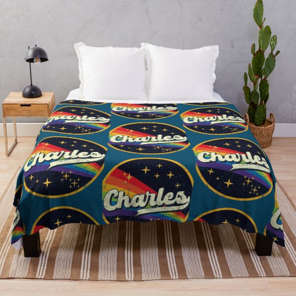 Item preview, Charles  Rainbow In Space Vintage Grunge-Style   designed and sold by BellCleopatrArt.
