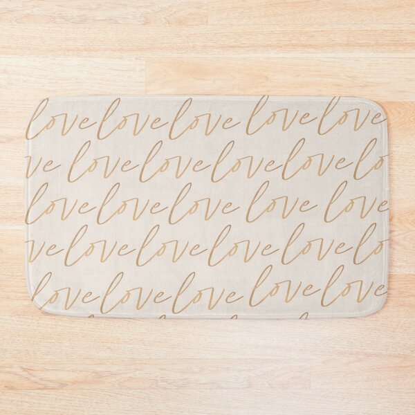 Item preview, Pastel Pink And Rose Gold Love Repeated Pattern. designed and sold by That Cheeky Tee.