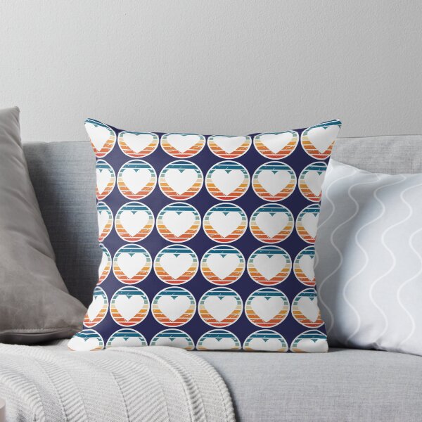 Item preview, Retro Rainbow Heart designed and sold by lunabethdesigns.