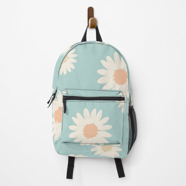 Item preview, Floral Daisy And Pastel Blue Repeated Pattern. designed and sold by That Cheeky Tee.