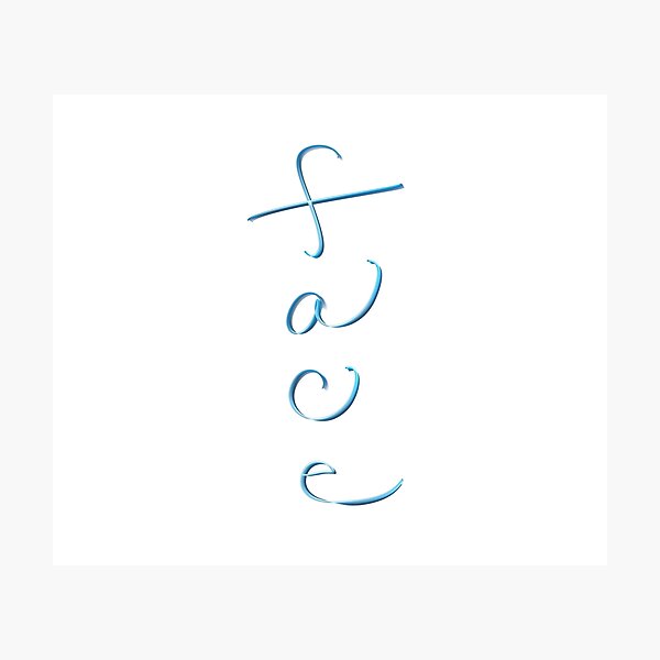 Item preview, f a c e designed and sold by abeink.