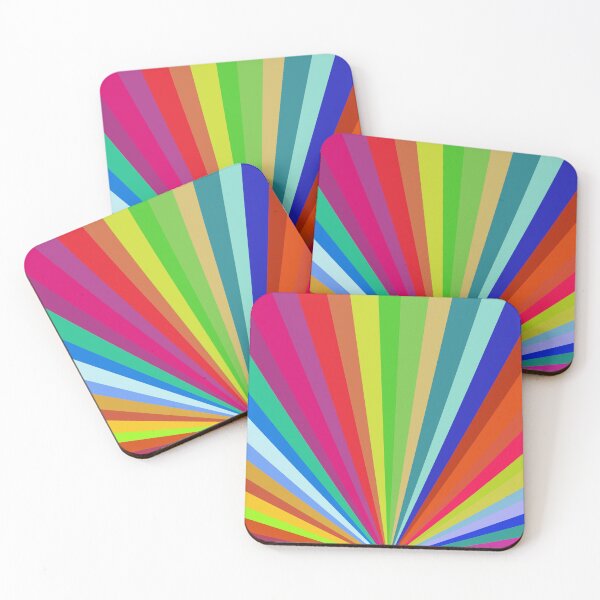 Item preview, Rainbow Sunburst Pattern designed and sold by risingrocket.