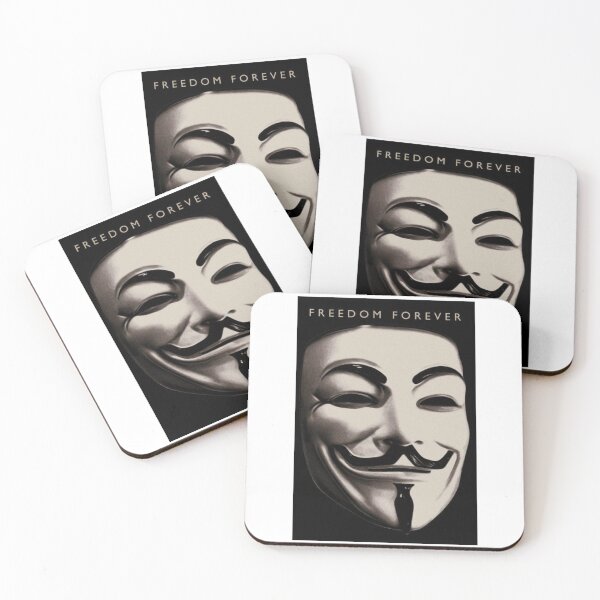Item preview, Mask Freedom Forever Poster designed and sold by torengpaw.