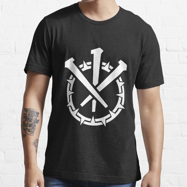 Crown and Nails, White Essential T-Shirt