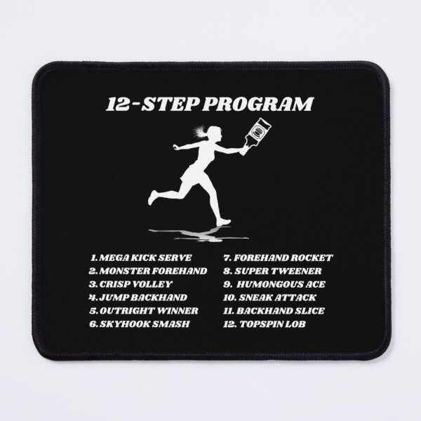 Item preview, Funny Tennis Addict 12-Step Program Classic T-Shirt designed and sold by marshacryjsy7.