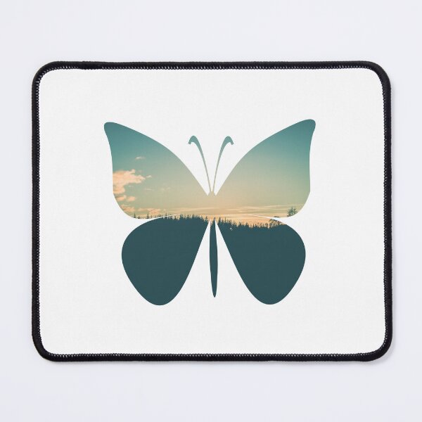 Item preview, Colorful Forest Trees Under Calm Sky Butterfly | Cute Butterfly designed and sold by BopleDesigns.
