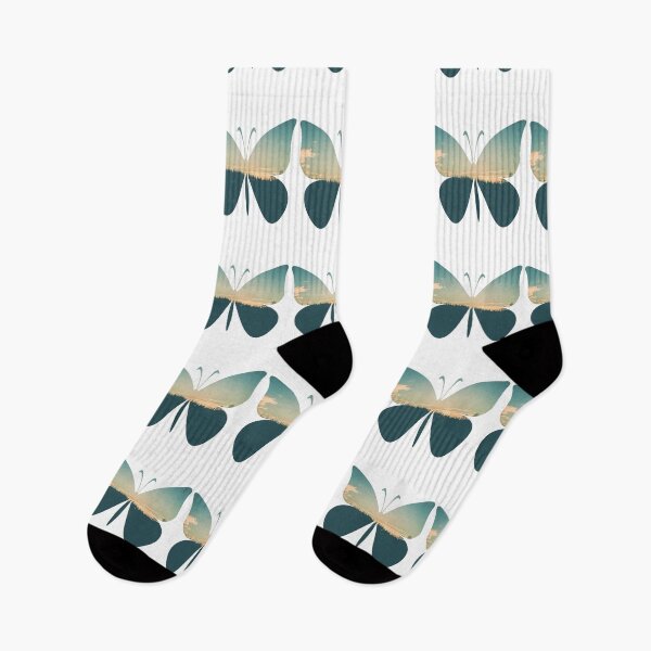 Item preview, Colorful Forest Trees Under Calm Sky Butterfly | Cute Butterfly designed and sold by BopleDesigns.