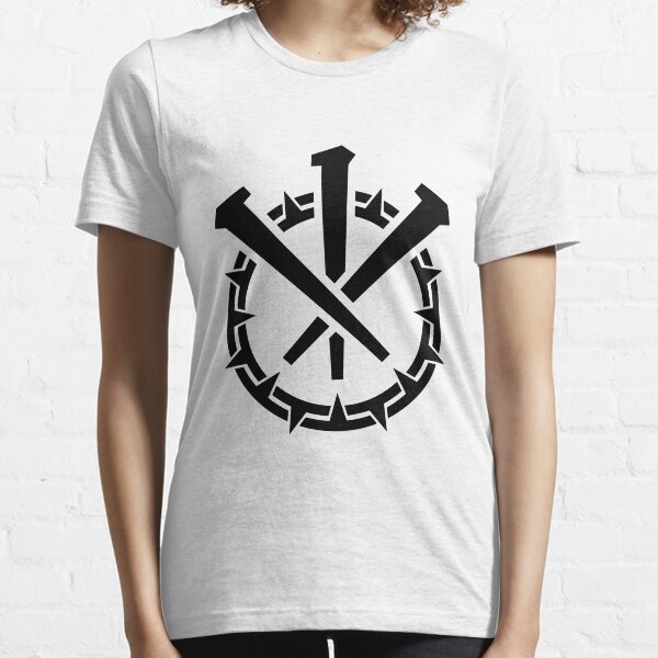 Crown and Nails, Black Essential T-Shirt