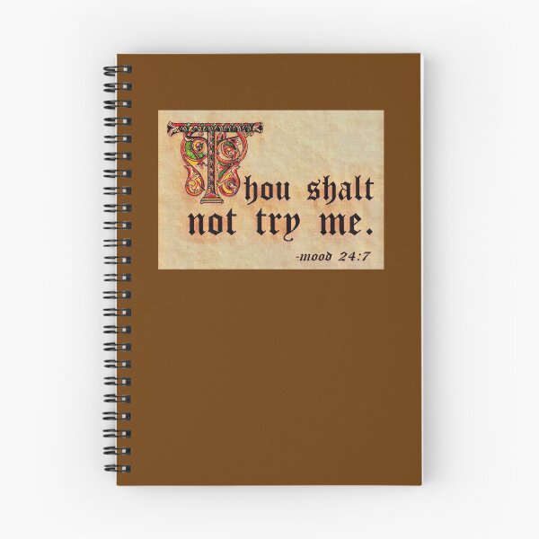Item preview, Thou shalt not try me. (2) designed and sold by DotorEaon.