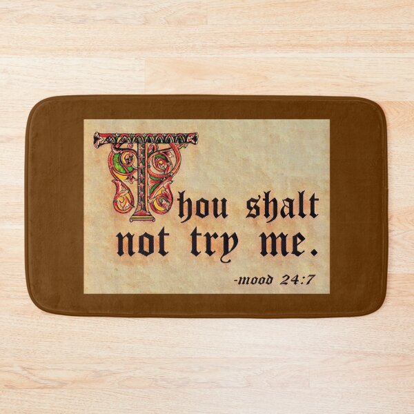 Item preview, Thou shalt not try me. (2) designed and sold by DotorEaon.