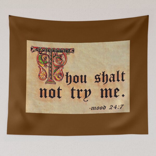 Item preview, Thou shalt not try me. (2) designed and sold by DotorEaon.