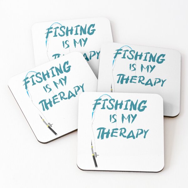Item preview, fishing is my therapy,fishing rod   designed and sold by HSColorpress.