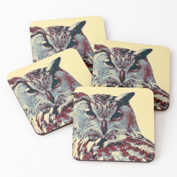 Item preview, Eagle owl Сolor print designed and sold by artdragongift 15.