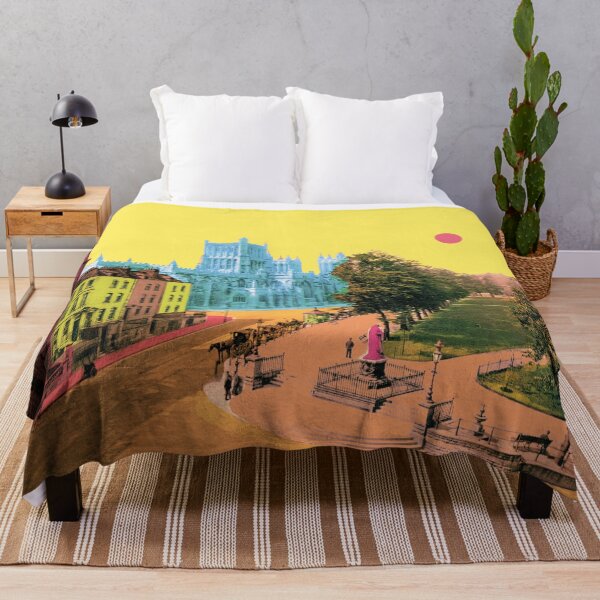 Item preview, College Green Bristol, skyline, vintage England designed and sold by Mauswohn.