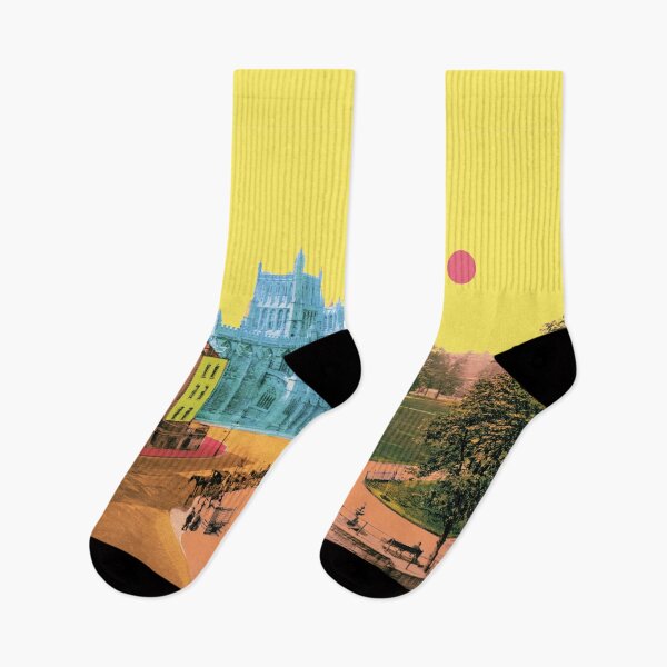 Item preview, College Green Bristol, skyline, vintage England designed and sold by Mauswohn.