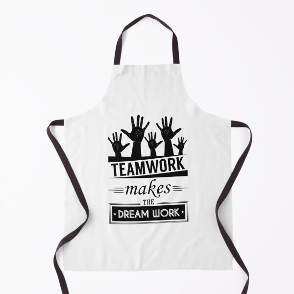 Item preview, Teamwork Makes The Dream Work Vintage Typography print with Quote designed and sold by VucajMokia.