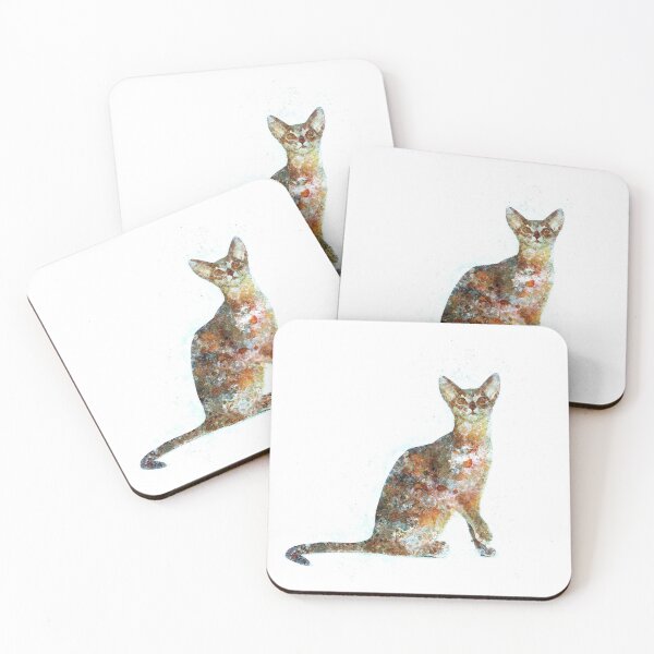 Item preview, Color print abyssinian cat designed and sold by artdragongift 15.