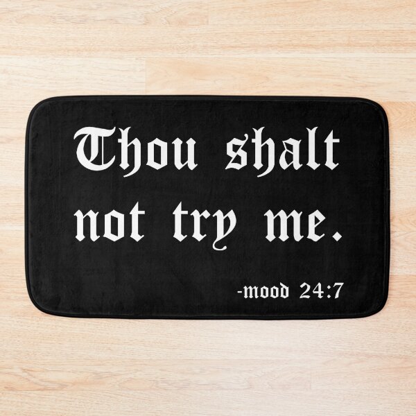 Item preview, Thou shalt not try me (5) designed and sold by DotorEaon.