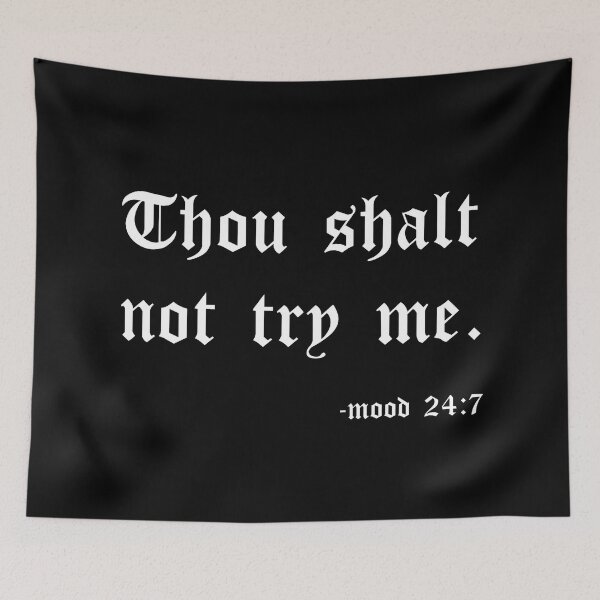 Item preview, Thou shalt not try me (5) designed and sold by DotorEaon.