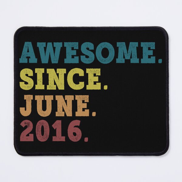 Item preview, Awesome Since June 2016 Retro Vintage 6th Birthday Gift designed and sold by designbychow.