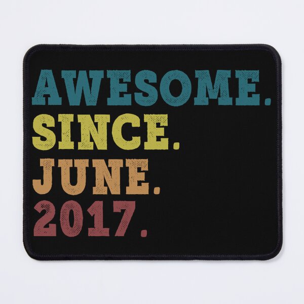 Item preview, Awesome Since June 2017 Retro Vintage 5th Birthday Gift designed and sold by designbychow.