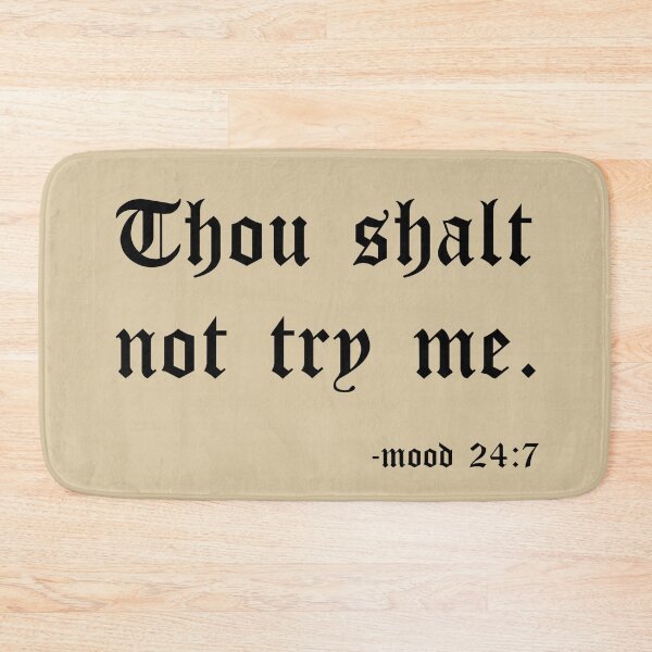 Item preview, Thou shalt not try me (6) designed and sold by DotorEaon.