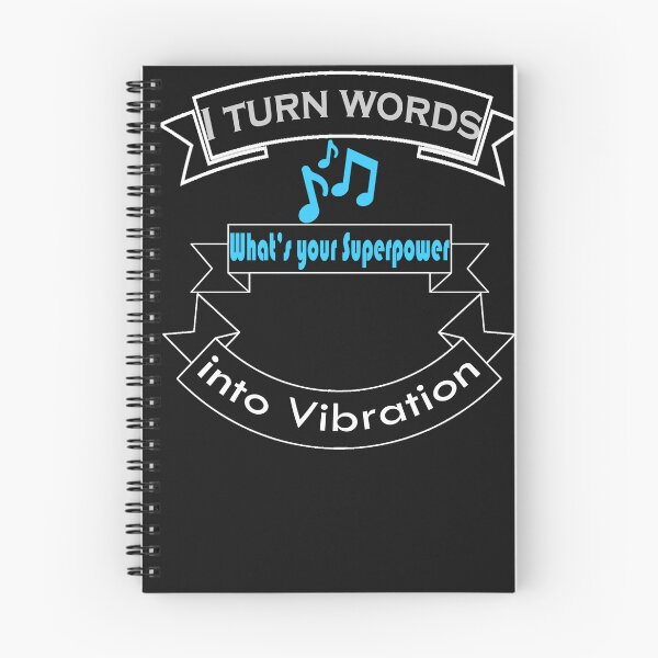 Item preview, I Turn Words into Vibration Funny Music Composer Superpower T-shirt designed and sold by OmegaTees.