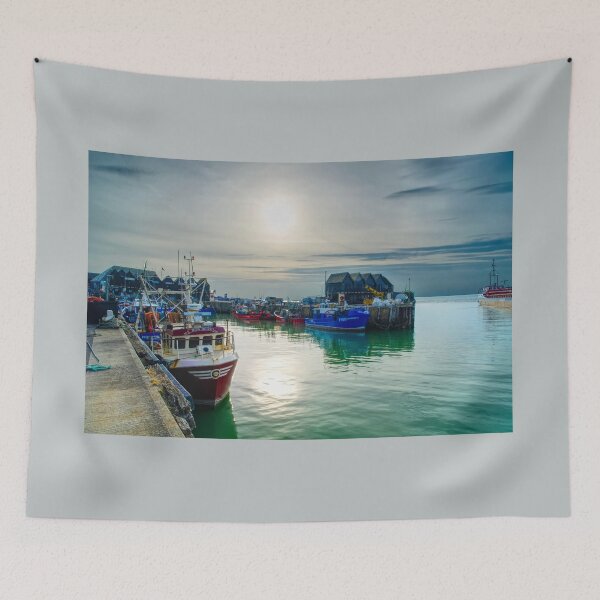 Item preview, End Of The Day At Whitstable Harbour  designed and sold by Alisonchambers2.