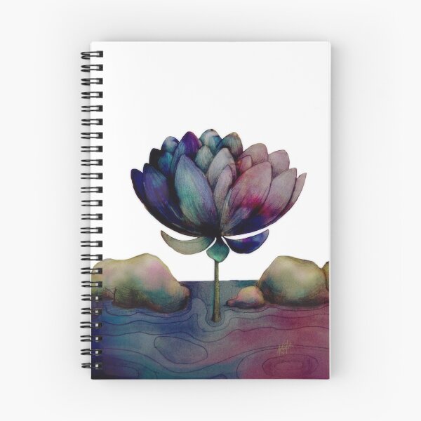 Aperçu de l'œuvre fleur de lotus arc-en-ciel créée et vendue par Karin Taylor.