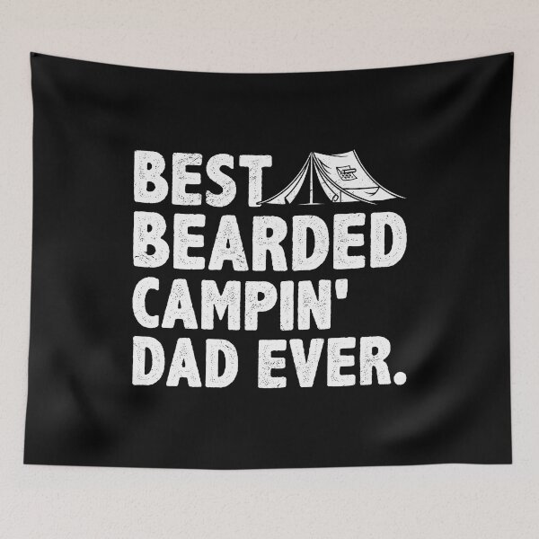 Item preview, Best Bearded Campin' Dad Ever Outdoor Camping Life Camper designed and sold by haselshirt.