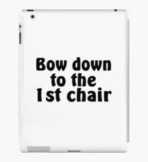 First Chair iPad Case/Skin
