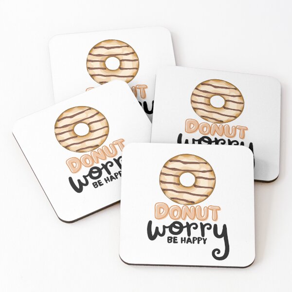 Item preview, Donut Worry Be Happy designed and sold by TrueWorth.
