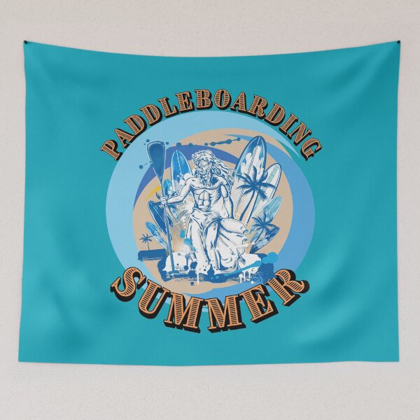 Item preview, Paddleboarding Summer designed and sold by my-green-gecko.