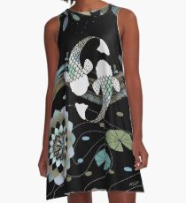Lucky Koi Mandala A-Line Dress