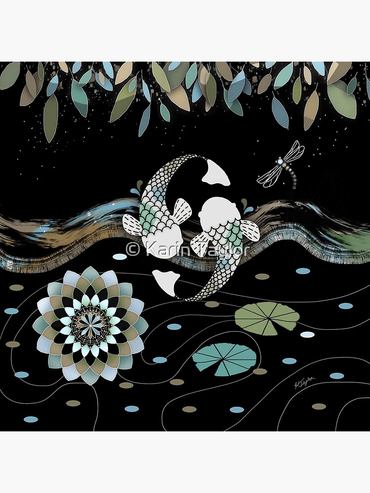 Lucky Koi Mandala by karin