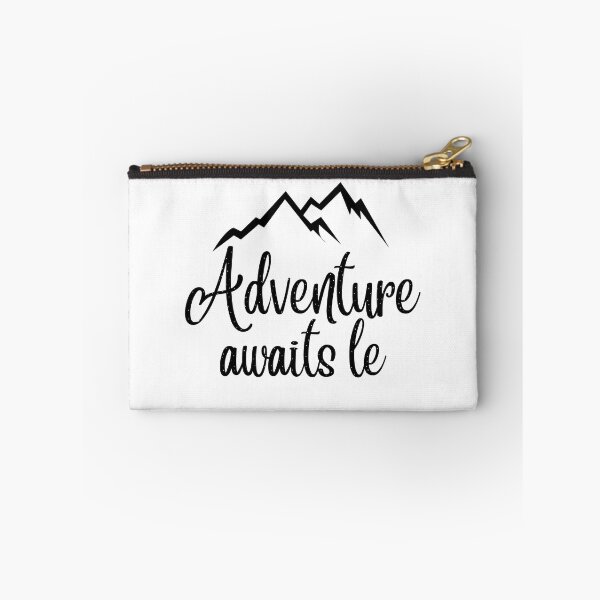 Item preview, Adventure Awaits le Mountain Hiking Camping Tree Mountains Tent Art Design Happy Apparel Essential Inspiration Joy Mood Funny designed and sold by DesignByHeartUK.