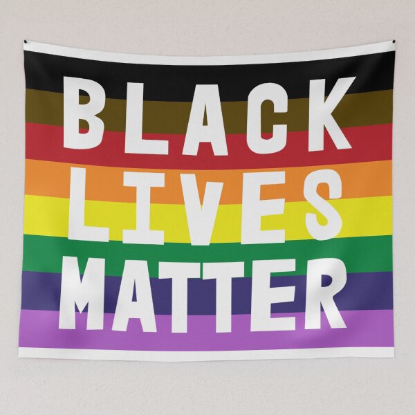 Item preview, BLM with Pride Flag designed and sold by Engin1881.
