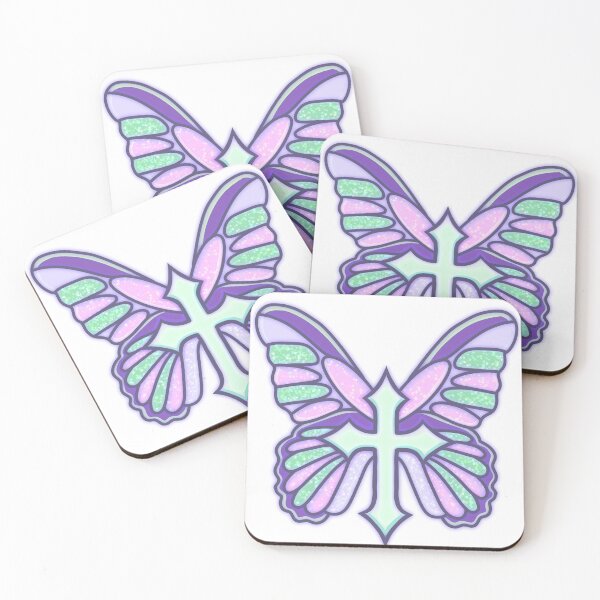 Item preview, Y2K Butterfly Cross designed and sold by CaseyLeeArt.