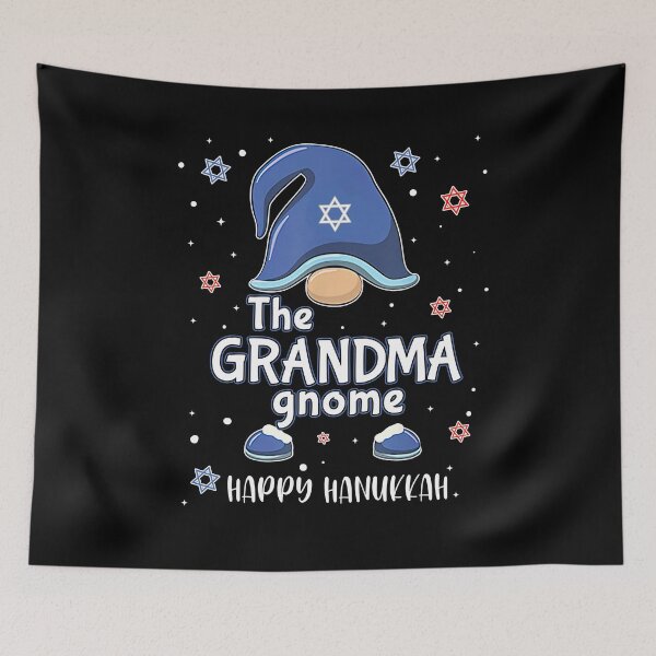 Item preview, The GRANDMA Gnome HAPPY HANUKKAH designed and sold by KurtHil.