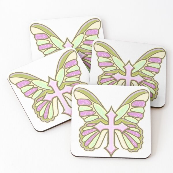 Item preview, Y2K Butterfly Cross designed and sold by CaseyLeeArt.