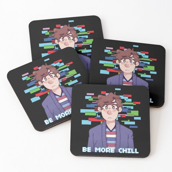 Item preview, Be More Chill Jeremy Logo Lightweight Hoodie designed and sold by maudie8qvr.