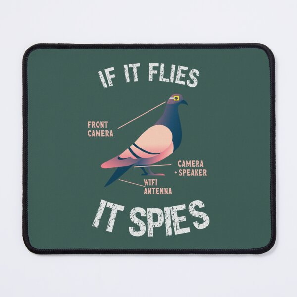 Item preview, If It Flies It Spies T-ShirtIf It Flies It Spies Pigeon Anatomy Bird Aren't Real designed and sold by GaviJav.