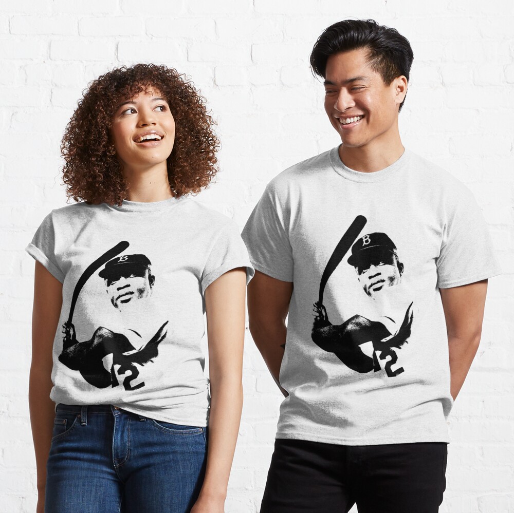 phatvo Jackie Robinson Pop Art Portrait T-Shirt