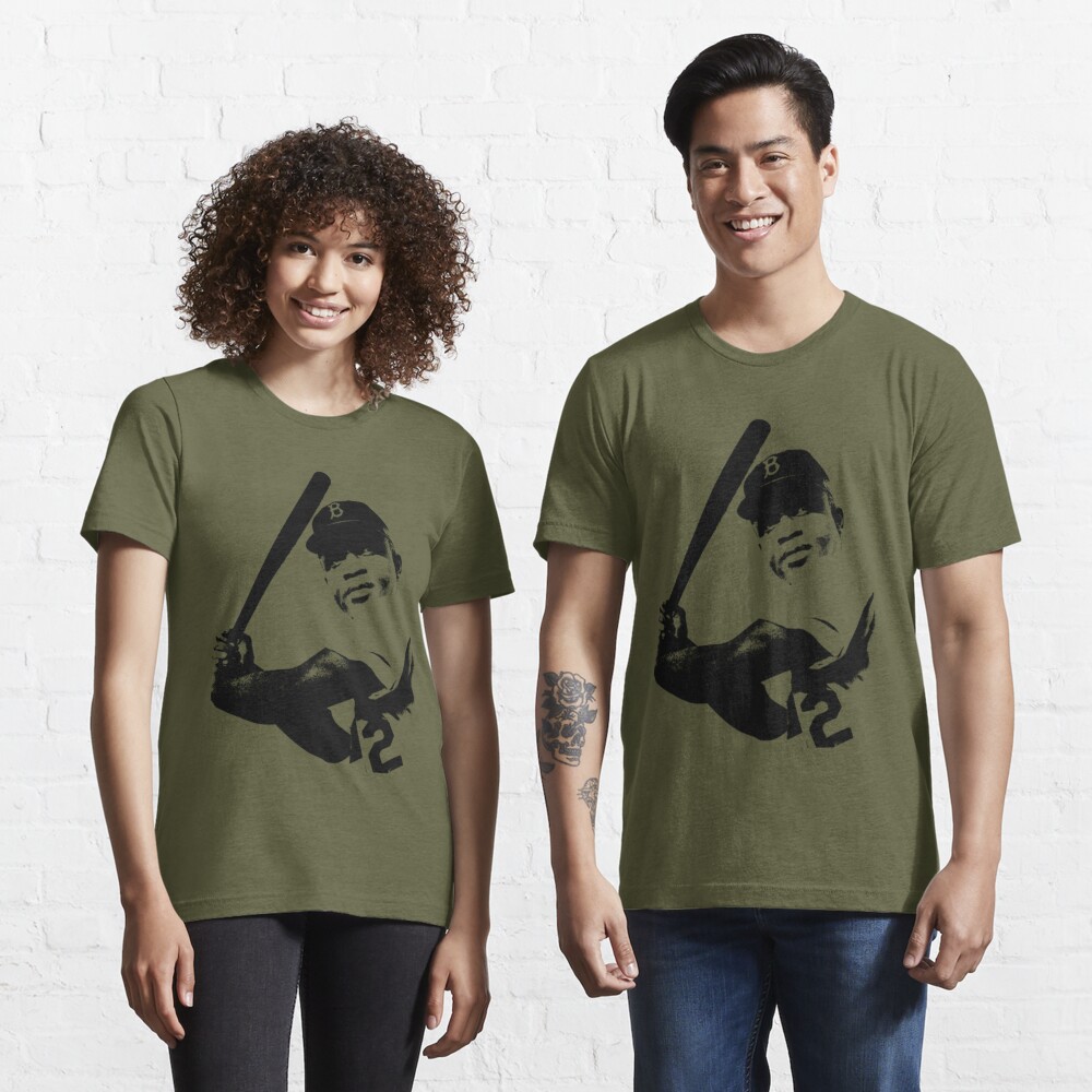 phatvo Jackie Robinson Pop Art Portrait T-Shirt